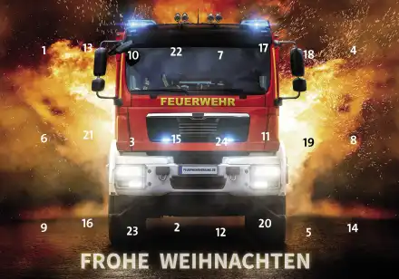 Adventskalender Feuerwehrauto 