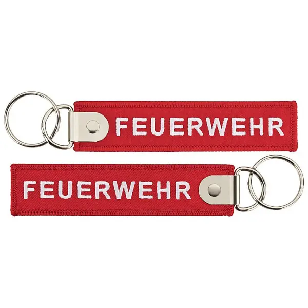 Schlüsselanhänger Textil Feuerwehr