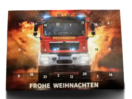 Adventskalender Feuerwehrauto 