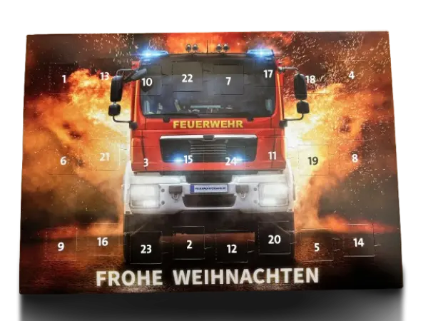 Adventskalender Feuerwehrauto 