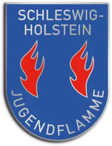 Jugendflamme Stufe 2 Schleswig-Holstein rot/rot 